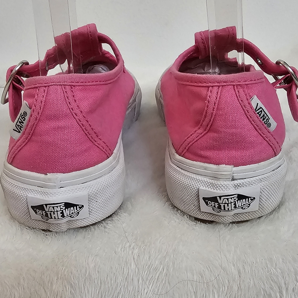 Vans Style 93 Retro Pink Mary Jane Heart Buckle Lug Sole Sneakers US M-6 W-7.5 - Picture 11 of 12